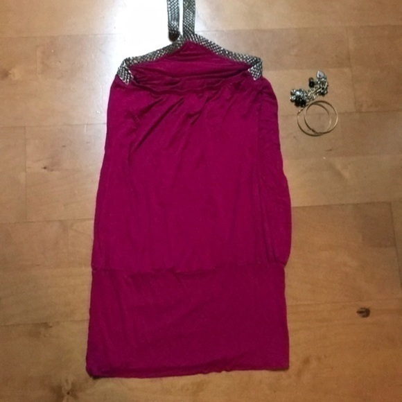 Hot Pink Dress Size Small - Picture 6 of 6